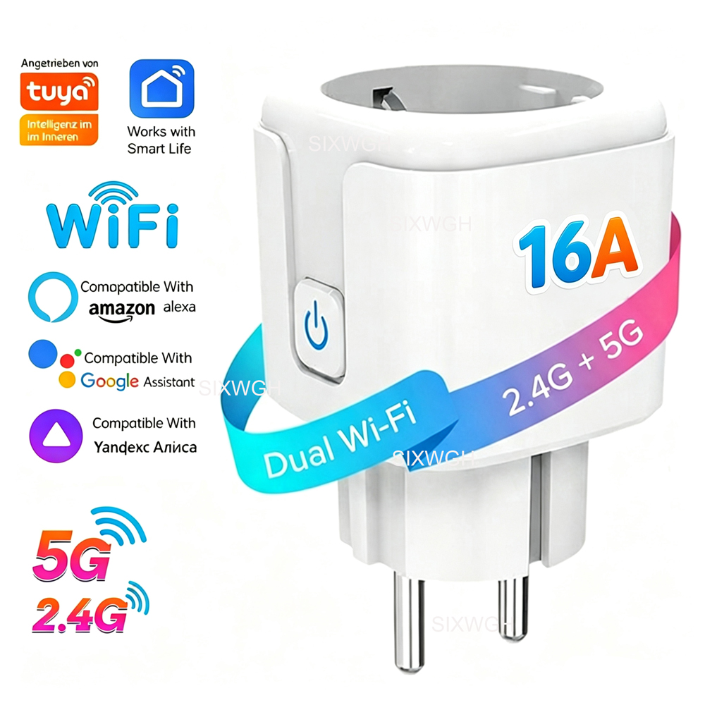 Timer Dual Outlet - Presa intelligente Tuya WiFi a doppia